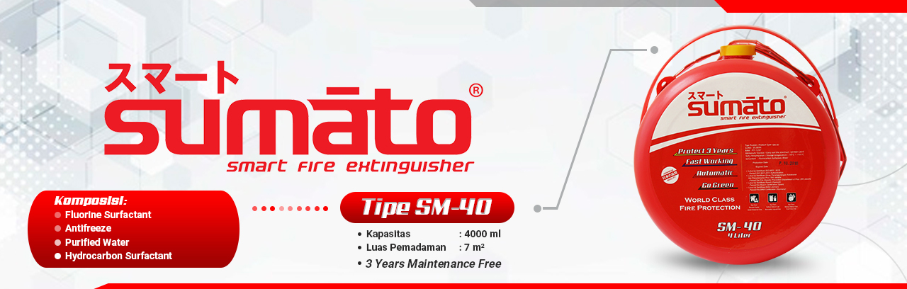 Alat pemadam api Sumato tipe SM-40